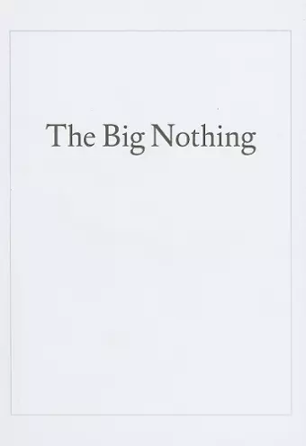 The Big Nothing cover