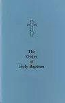 The Order of Holy Baptism cover