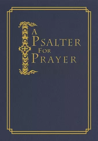 A Psalter for Prayer cover