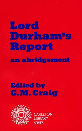 Lord Durham's Report cover