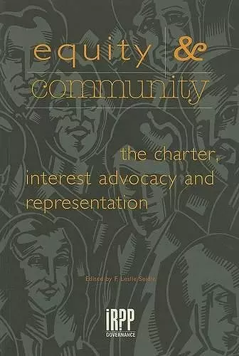 Equity and Community: The Charter, Interest Advocacy and Representation cover