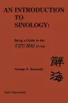 Introduction to Sinology cover