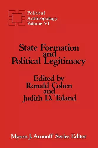 State Formation and Political Legitimacy cover