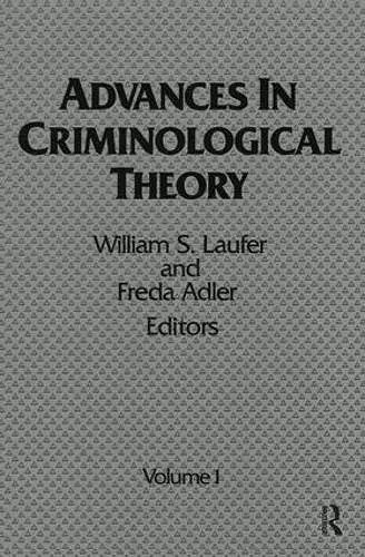 Advances in Criminological Theory cover