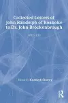 Collected Letters of John Randolph of Roanoke to Dr. John Brockenbrough cover