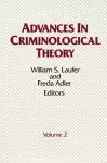 Advances in Criminological Theory cover