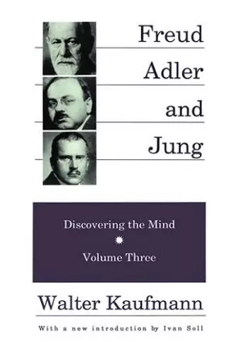 Freud, Alder, and Jung cover