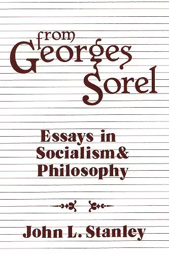 From Georges Sorel cover