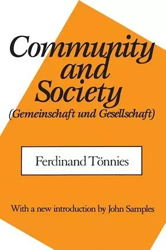 Community and Society cover