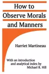 How to Observe Morals and Manners cover