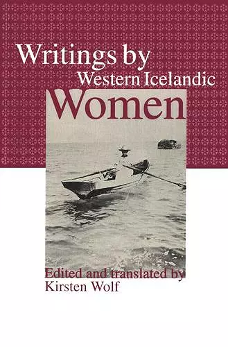 Writings by Western Icelandic Women cover