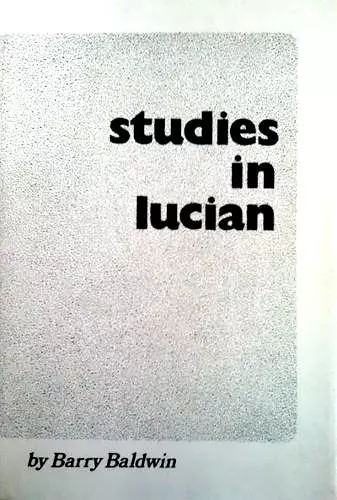 Studies In Lucian cover