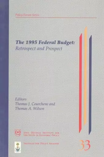 The 1995 Federal Budget cover