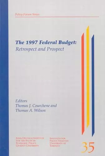 The 1997 Federal Budget cover