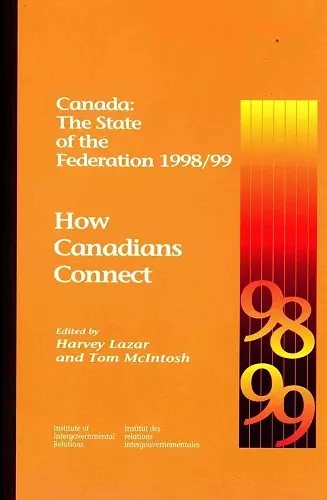 Canada: The State of the Federation 1998/99 cover