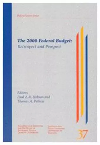 The 2000 Federal Budget cover