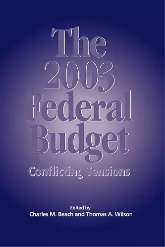 The 2003 Federal Budget cover