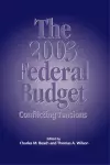 The 2003 Federal Budget cover