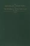 The Waterloo Directory of Victorian Periodicals cover