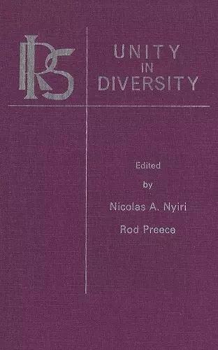 Unity in Diversity cover