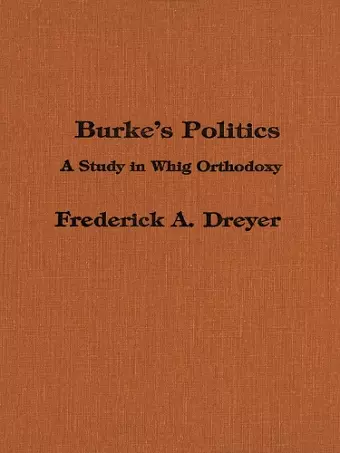 Burke’s Politics cover