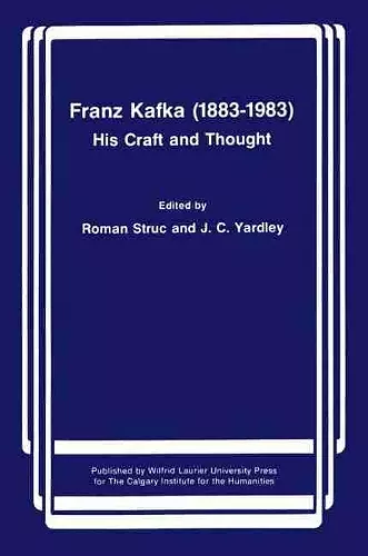 Franz Kafka (1883-1983) cover