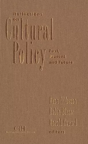 Reflections on Cultural Policy cover