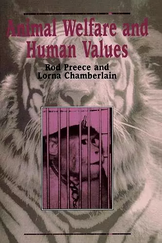 Animal Welfare and Human Values cover