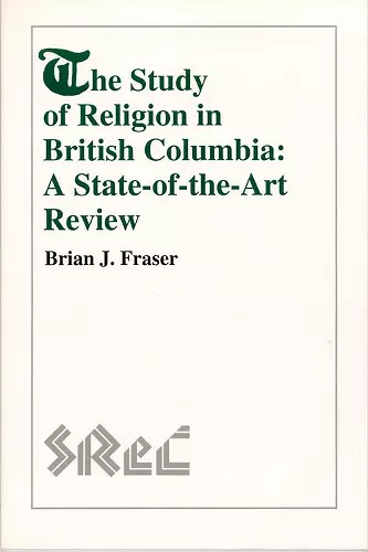 The Study of Religion in British Columbia cover