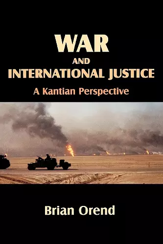 War and International Justice cover