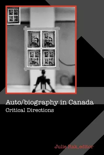 Auto/Biography in Canada cover