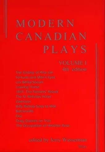 Modern Canadian Plays: Volume 1 cover