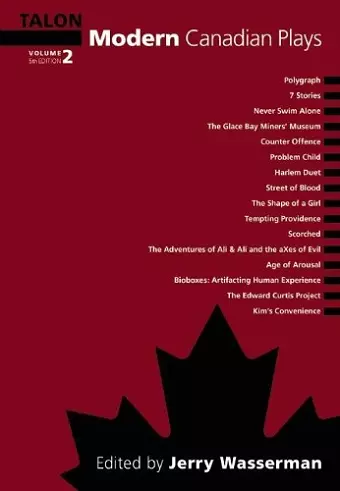 Modern Canadian Plays cover