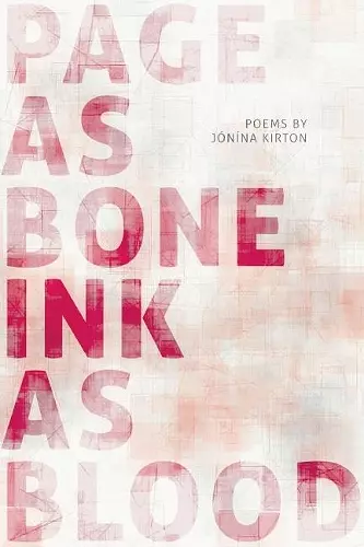 page as bone  ink as blood cover