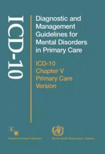 Diagnostic and Management Guidelines for Mental Disorders in Primary Care cover