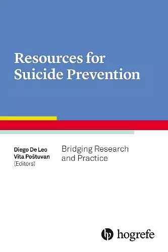 Resources for Suicide Prevention: Bridging Research and Practice cover