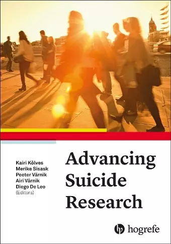 Advancing Suicide Research cover