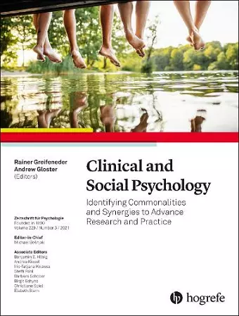 Clinical and Social Psychology cover