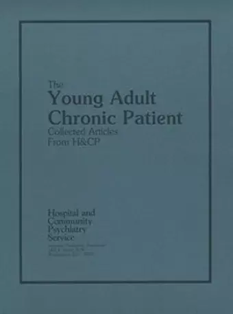 The Young Adult Chronic Patient cover
