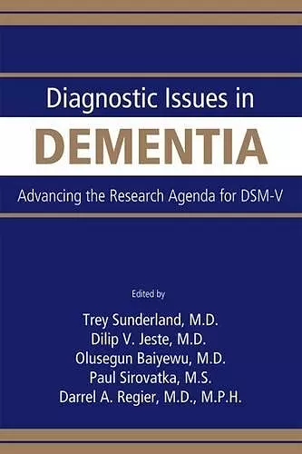 Diagnostic Issues in Dementia cover