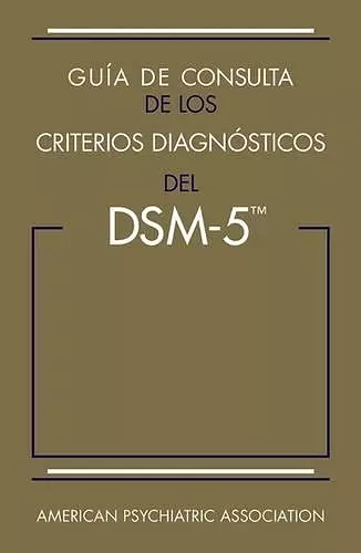 Guía de consulta de los criterios diagnósticos del DSM-5® cover