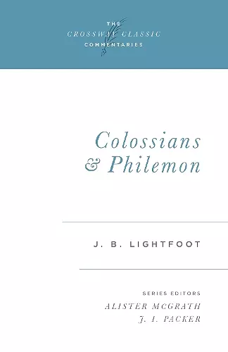 Colossians and Philemon cover