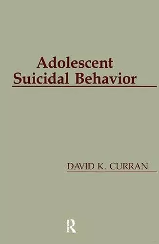 Adolescent Suicidal Behavior cover