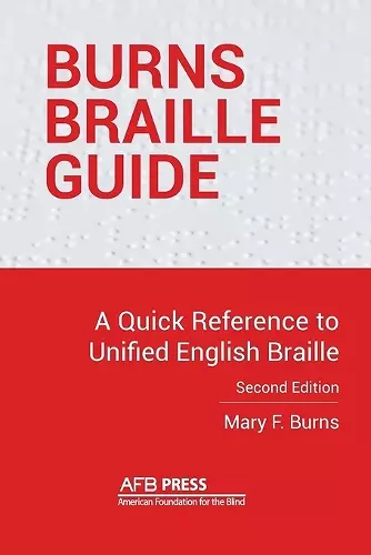 Burns Braille Guide cover