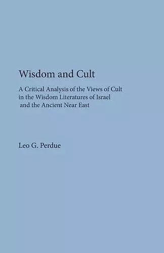 Wisdom and Cult cover