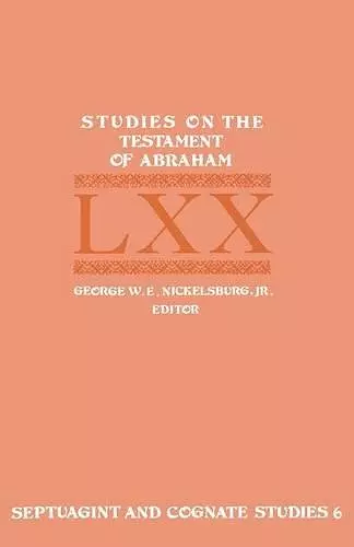 Studies on the Testament of Abraham cover