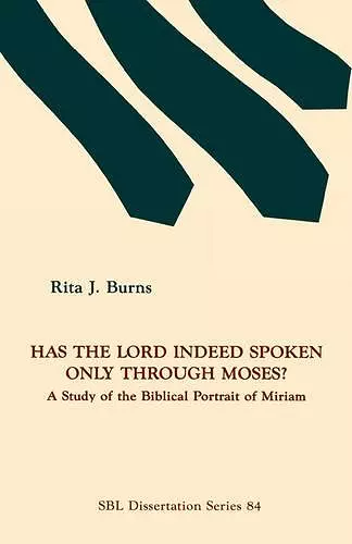 Has the Lord Indeed Spoken only through Moses? cover