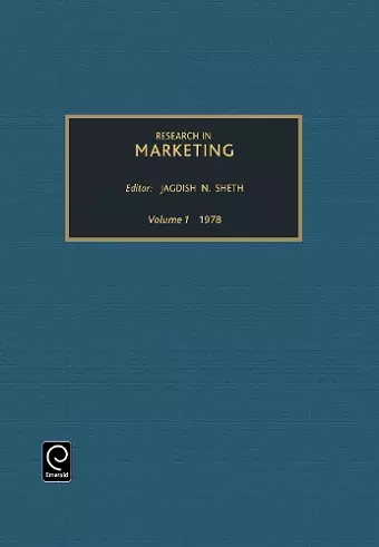 Research in marketing cover