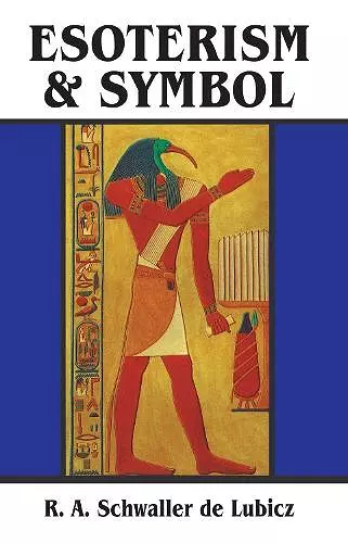 Esoterism and Symbol cover