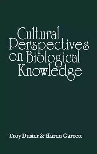Cultural Perspectives on Biological Knowledge cover